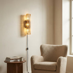 Glacium Plug In Wall Sconce