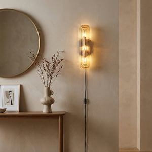Glacium Plug In Wall Sconce