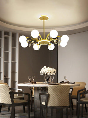 Glamorous Glass Raindrop Chandeliers