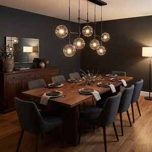 Glass Globe Mobile Chandelier
