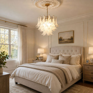 Murano Glass Leaf Chandelier