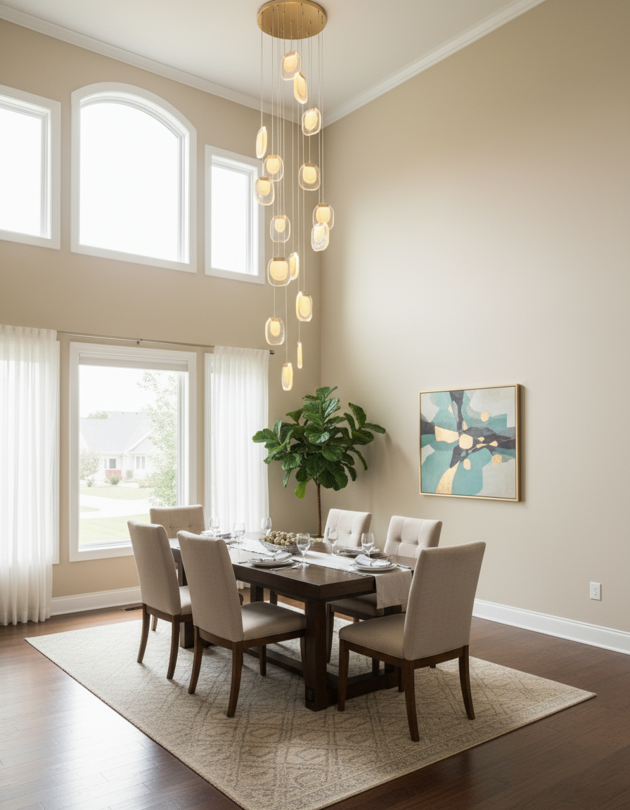 Glass Ripples Pendant Lamp