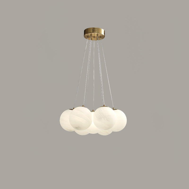 Glass Cluster Chandelier – detail 12