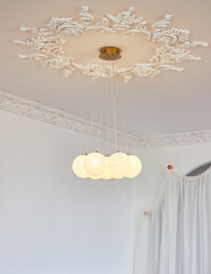 Glass Cluster Chandelier