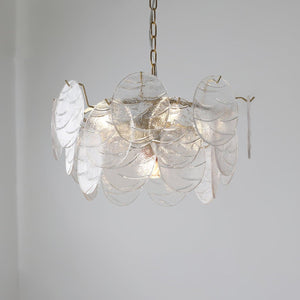 Glass Disc Chandelier