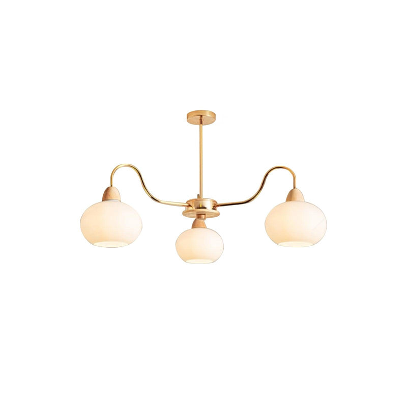 Glass Persimmon Chandelier – detail 36
