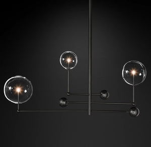 Glass Globe Mobile Chandelier