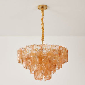 Glazed Tier Chandelier