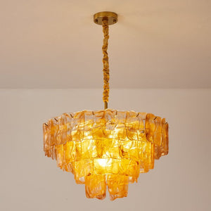 Glazed Tier Chandelier
