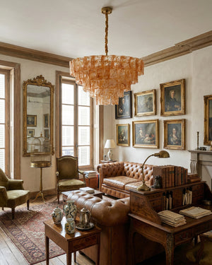 Glazed Tier Chandelier