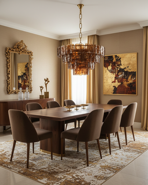 Glazed Tier Chandelier