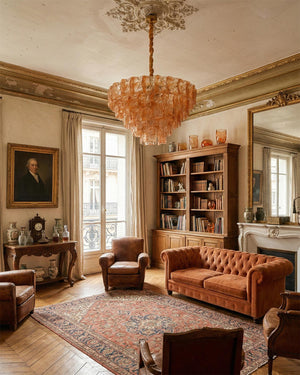 Glazed Tier Chandelier