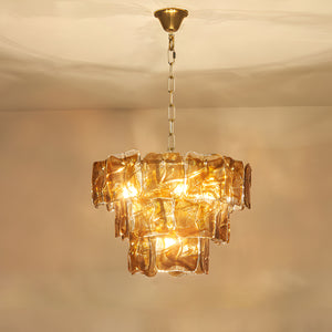 Glazed Tier Chandelier
