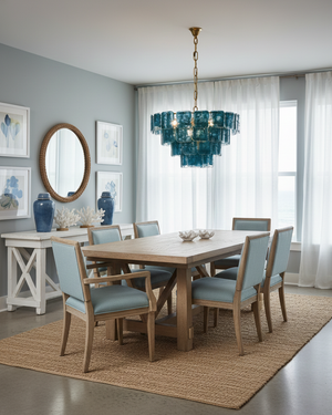 Glazed Tier Chandelier