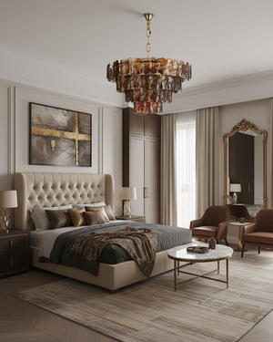 Glazed Tier Chandelier