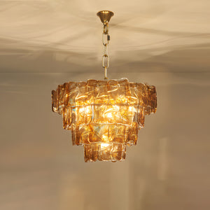 Glazed Tier Chandelier