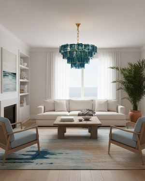 Glazed Tier Chandelier