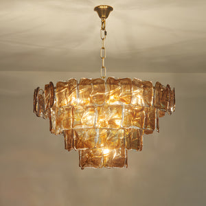 Glazed Tier Chandelier