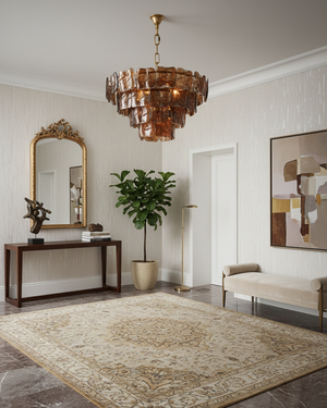 Glazed Tier Chandelier