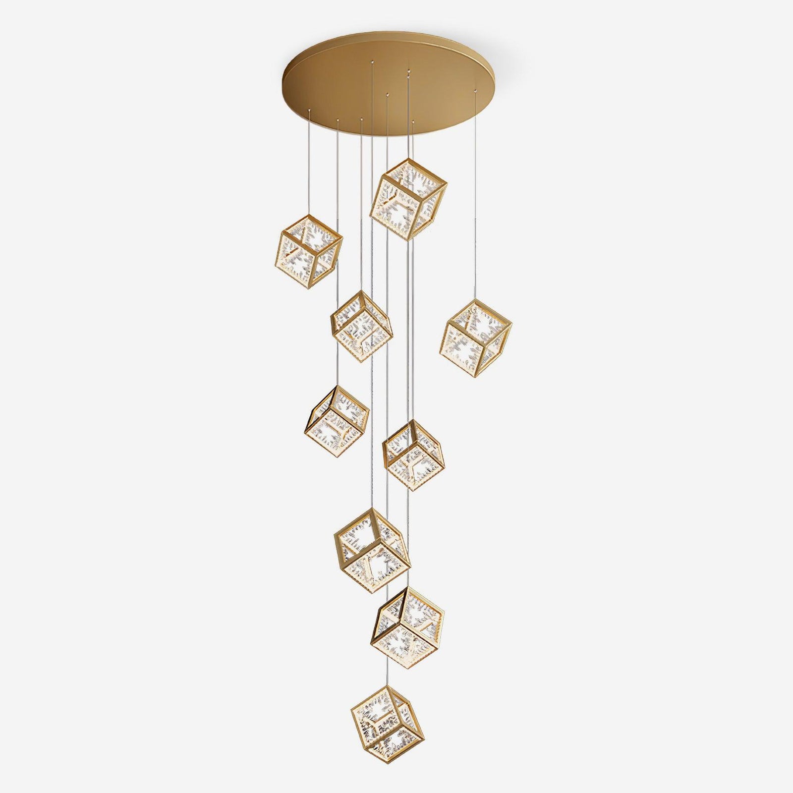 Gold Kristy Chandelier - Docos