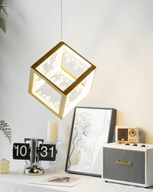 Gold Kristy Pendant Lamp 11.8″- 12.5″