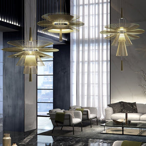 Golden Radiance Chandelier