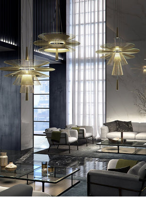 Golden Radiance Chandelier