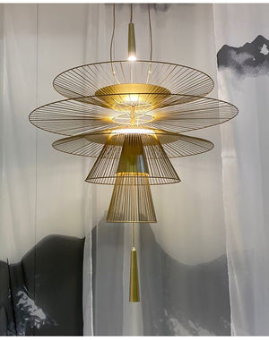 Golden Radiance Chandelier