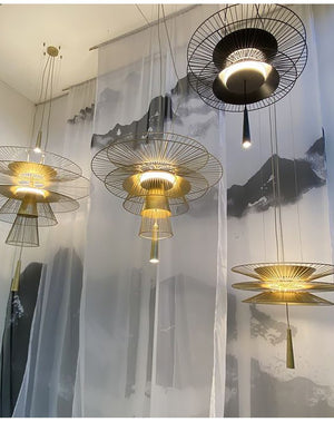 Golden Radiance Chandelier