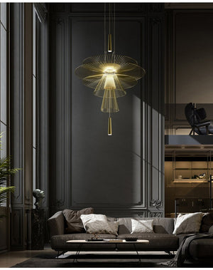 Golden Radiance Chandelier