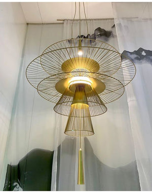 Golden Radiance Chandelier