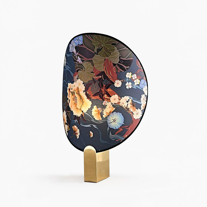 Gothic Ravens Flowers Table Lamp – detail 4