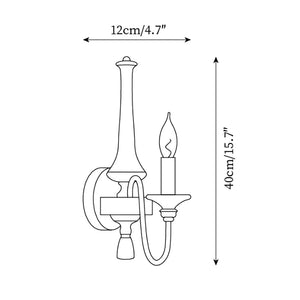 Gracie Candle Wall Light