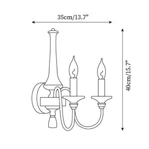 Gracie Candle Wall Light