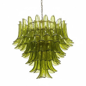 Green Petalo Chandelier