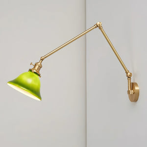Green Bell Wall Lamp