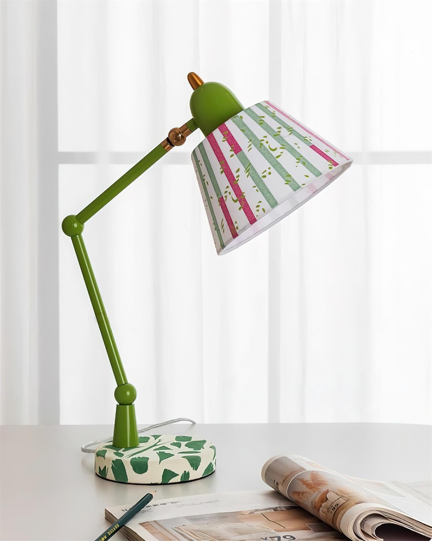 Green Leesa Table Lamp