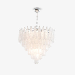 Grid Glass Waterfall Chandelier