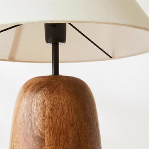 Groove Wood Table Lamp