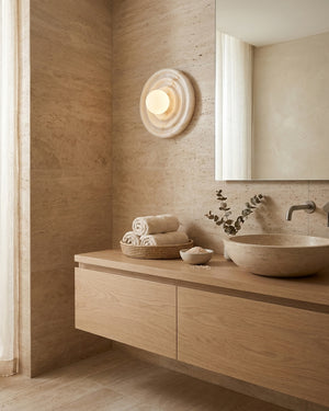 Grove Alabaster Wall Sconce