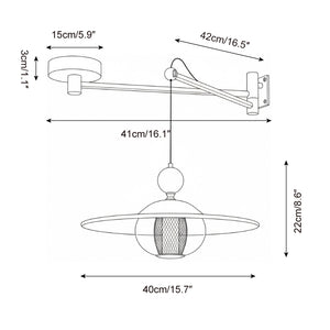 Gyro Swing Arm Pendant Lamp