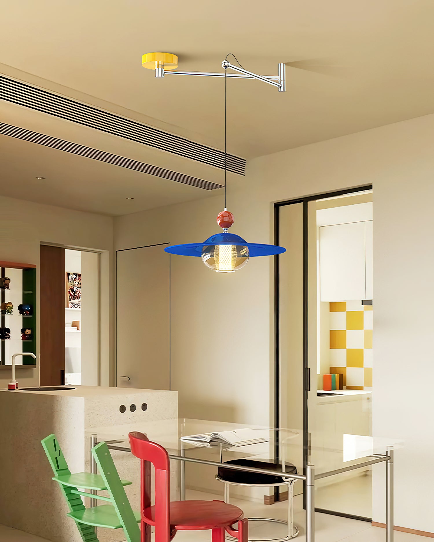 Gyro Swing Arm Pendant Lamp