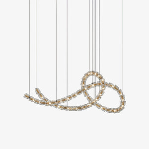 The Gabriel Knot LED Chandelier | Custom Size & Made-to-Order Lighting for Luxury Homes & Commercial Spaces
