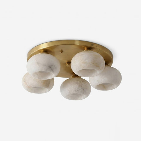 Hailie Alabaster Semi-Flush Mount