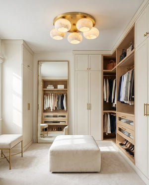 Hailie Alabaster Flush Mount