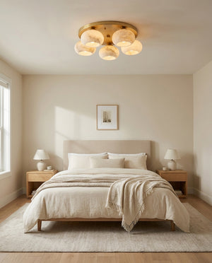 Hailie Alabaster Flush Mount