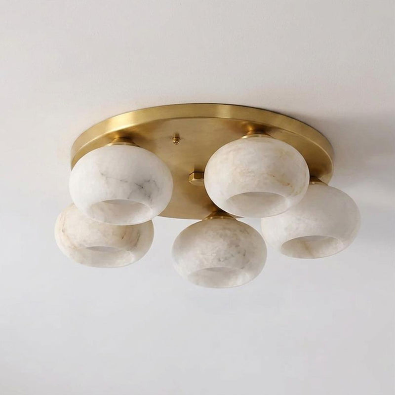 Hailie Alabaster Semi-Flush Mount – detail 2