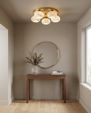 Hailie Alabaster Flush Mount