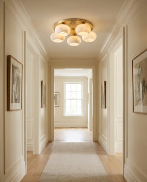 Hailie Alabaster Flush Mount
