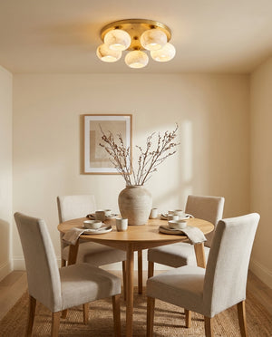Hailie Alabaster Flush Mount